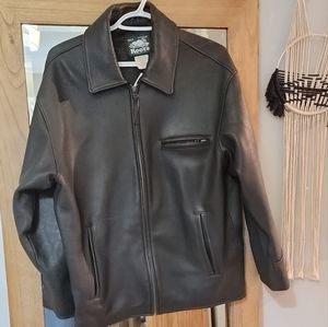 Roots leather jacket